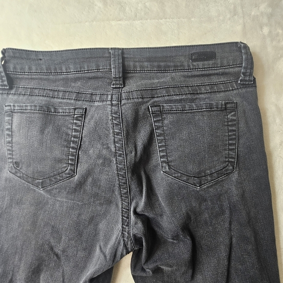 Kut from the Kloth Jeans Black Denim Women’s 10 Short Straight Leg Petite - Picture 11 of 13